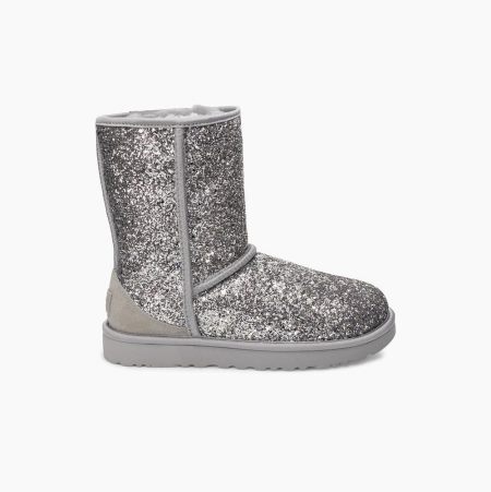 UGG Classic Short Cosmos Silver Boots for Women (SZYP93076)